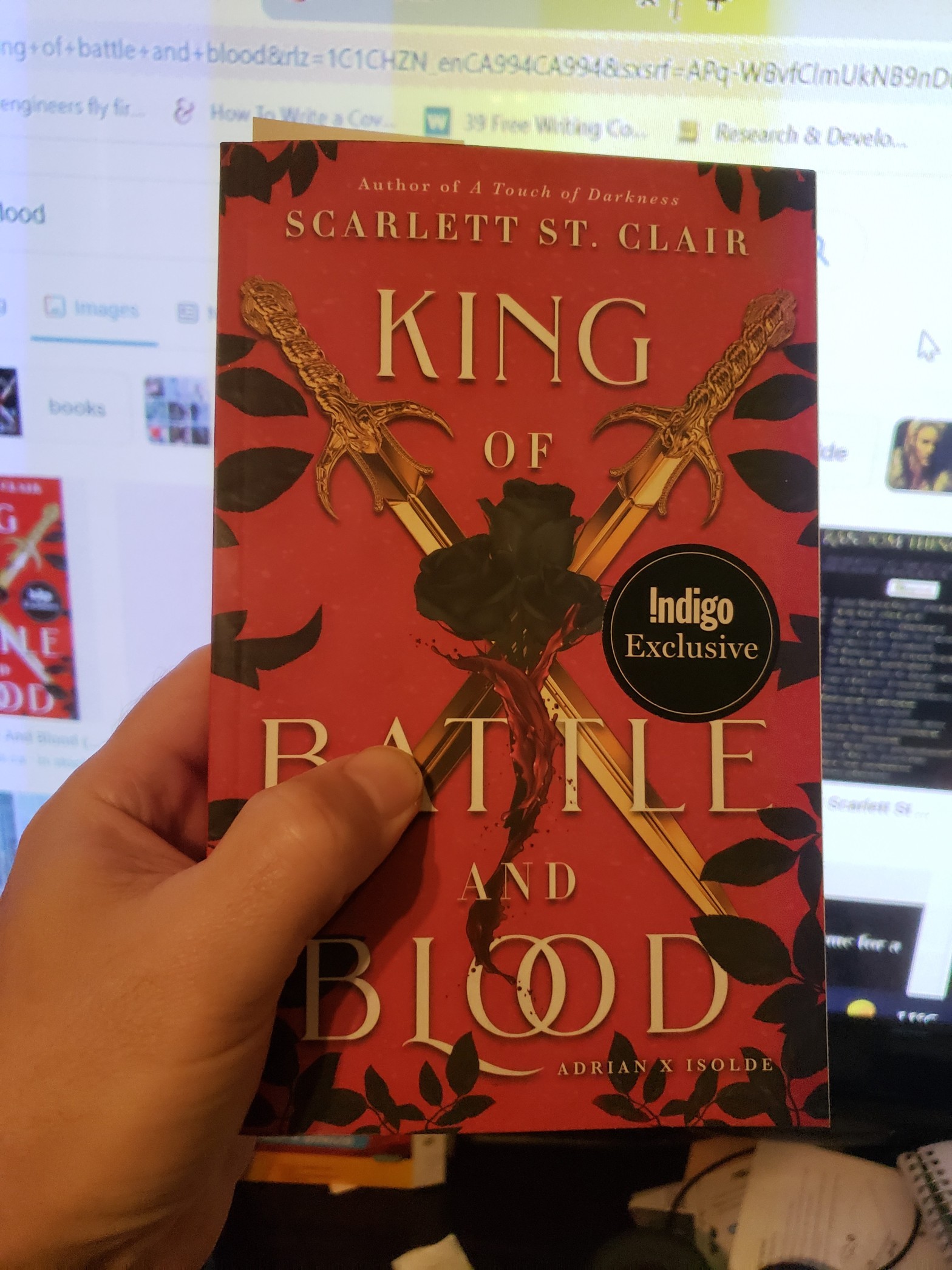 Book Review of King Of Battle And Blood by Scarlett St. Clair